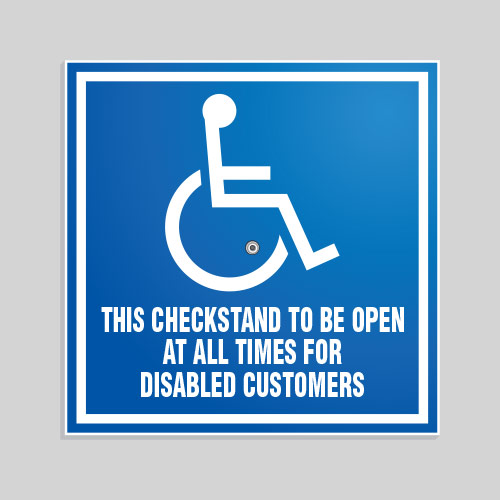 Removable ADA Sign CSA016