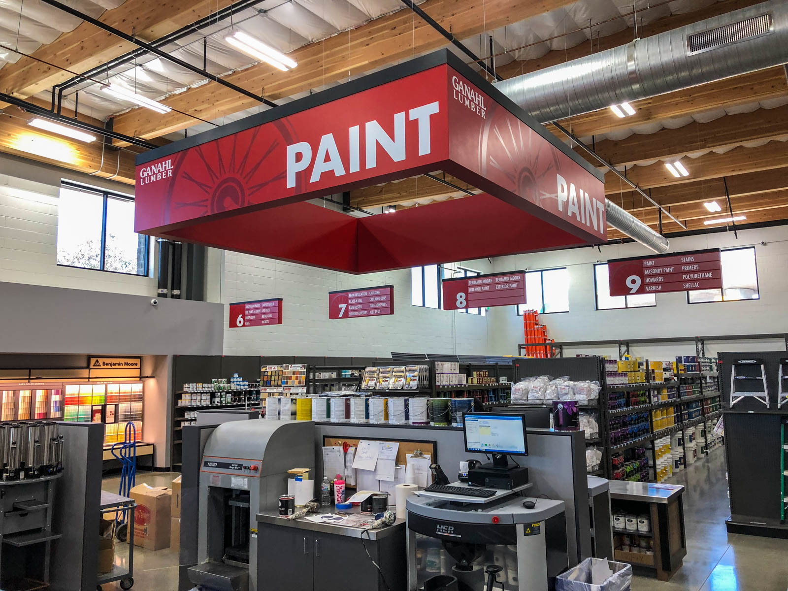 Ganahl Lumber Photo - Paint Department